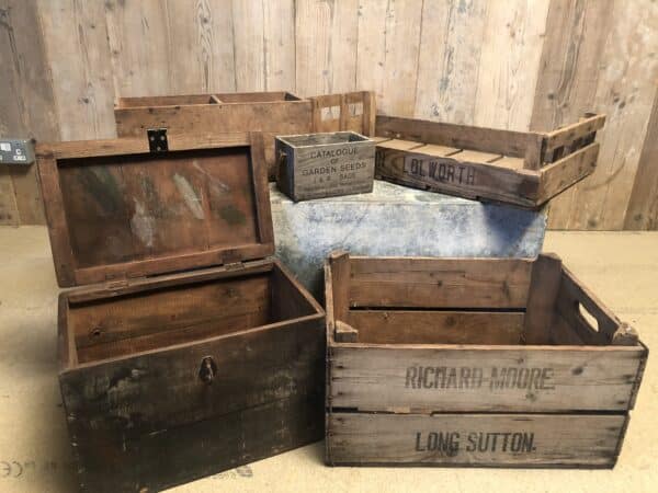 Wooden boxes