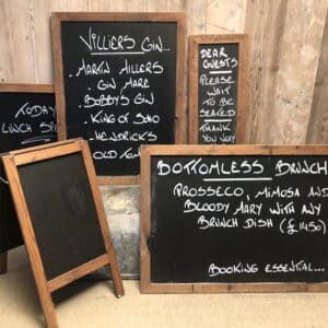 Various blackboards