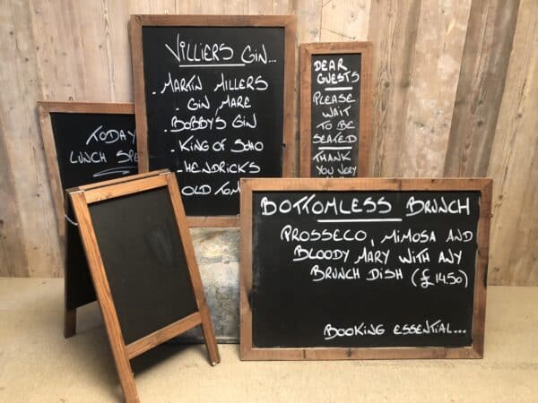 Various blackboards